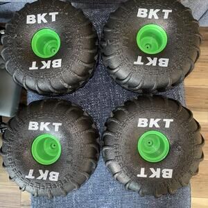 Mega Monster Jam Grave Digger 10” Replacement RC Truck Foam Wheels Tires 1:6 BKT